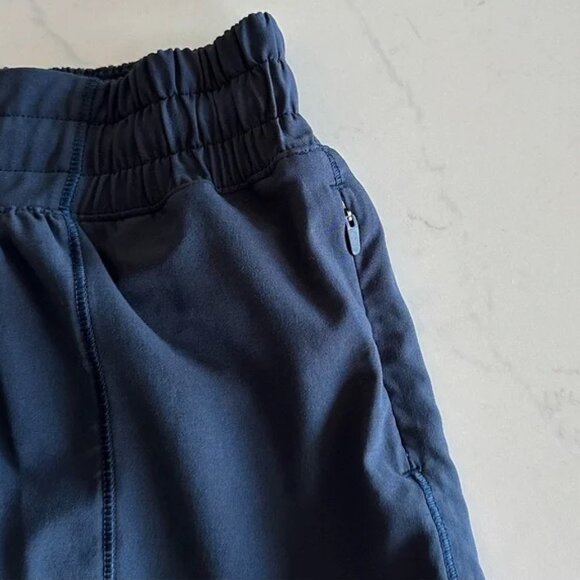 lululemon hotty hot 4” navy - Picture 2 of 4